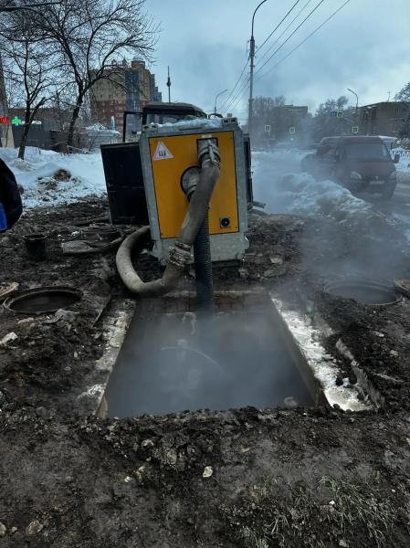 В Горроще продолжаются ремонтные работы на теплотрассе